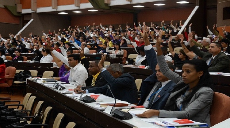 Diputados aprueban Ley de Símbolos Nacionales, en el III período ordinario de sesiones de la IX Legislatura de la Asamblea Nacional del Poder Popular, con sede en el Palacio de Convenciones de La Habana, Cuba, el 13 de julio de 2019. ACN FOTO/Marcelino VÁZQUEZ HERNÁNDEZ/ogm