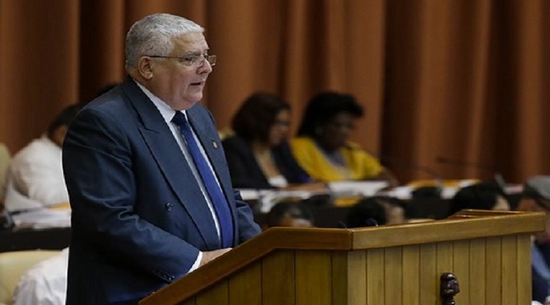 José Luis Toledo Santander, presidente de la Comisión de Asuntos Constitucionales y Jurídicos de la Asamblea Nacional del Poder Popular. Foto: Abel Padrón Padilla/ Cubadebate.