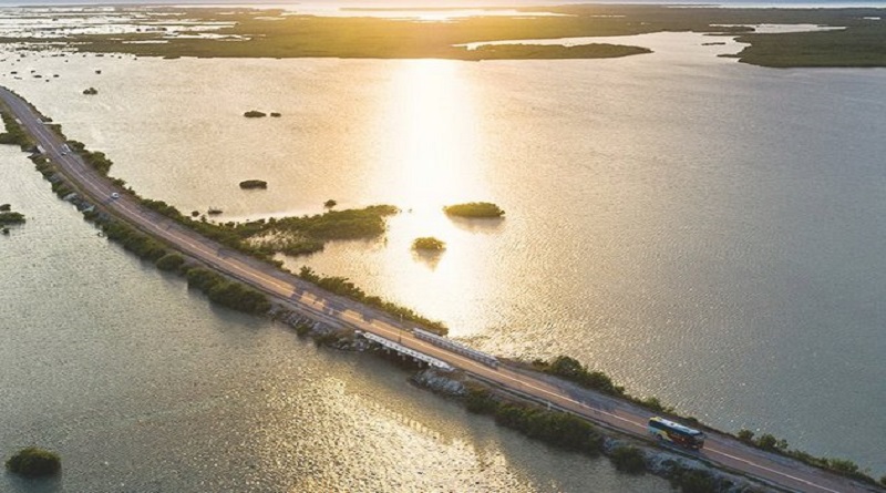 El Pedraplén en Cayo Snata María es uno de los sitios naturales cubanos mejor conservados