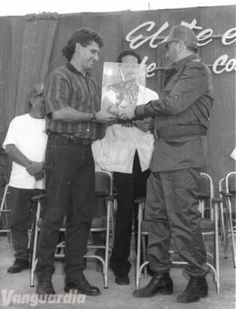 acto en el pedraplen de caibarien presencia de fidel