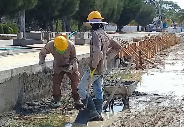  Ejecutan proyecto de remodelación de la Playa de Caibarién