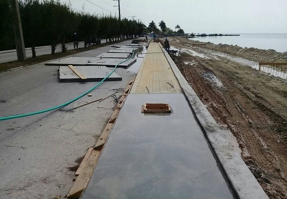 Ejecutan proyecto de remodelación de la Playa de Caibarién