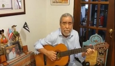 Cantautor Boricua Andy MontaÃ±ez envÃ­a mensaje contra el bloqueo a Cuba en tiempos de coronavirus