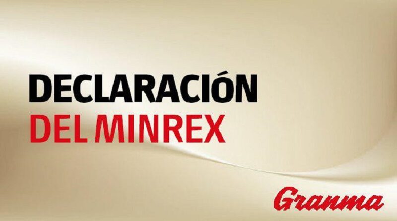 Minrex: Cuba combate el trÃ¡fico ilÃ­cito de drogas y a Estados Unidos le consta