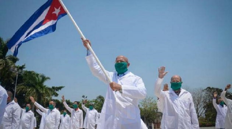 Segunda brigada médica cubana parte a Italia para combatir la COVID-19 