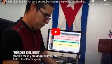 HÃ©roes del bien, otra canciÃ³n dedicada a los mÃ©dicos cubanos que ahora mismo salvan vidas en Cuba y en varios paÃ­ses del mundo. El tema de la autorÃ­a de Joel Dominguez e interpretado por la artista cubana MÃ³nika Mesa ha sido presentado recientemente en las redes sociales en un video dirigido por Jail Mon. SegÃºn dice en el canal de Youtube de la interprete "Este maravilloso material va dedicado todos los que arriesgan sus vidas por salvar al mundo de esta terrible pandemia que es el Coronavirus (Covid 19)". Y estÃ¡ "Especialmente dedicado al personal sanitario del mundo entero y ademÃ¡s a todos los que colaboran en esta noble y valiente labor, cuerpo de emergencia, mÃ©dicos, enfermeros, camilleros, personal de apoyo, policÃ­as, bomberos, choferes, medios de comunicaciÃ³n, presidentes y todo tipo de autoridades de los paÃ­ses". "Es un homenaje hecho en Cuba con amor para esos hÃ©roes de estos tiempos. Los HÃ?ROES DEL BIEN"