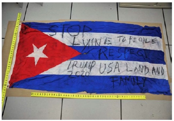 Ataque a la embajada fue premeditado, dice Fiscal: Atacante pasó antes otras veces por el lugar y escribió "Trump 2020" en bandera cubana