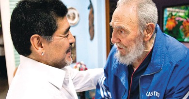 maradona fidel castro