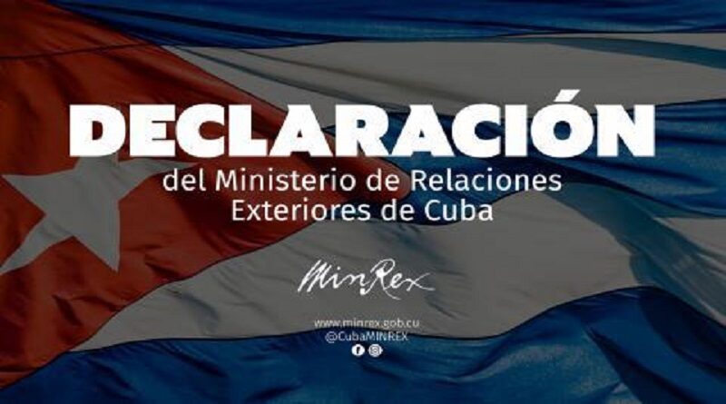 declaraciÃ³n MINREX