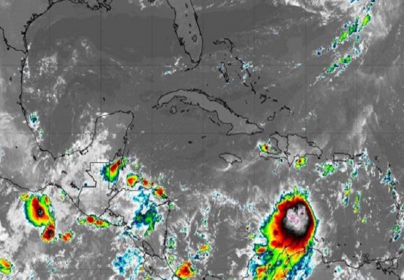 depresión tropical Nueve