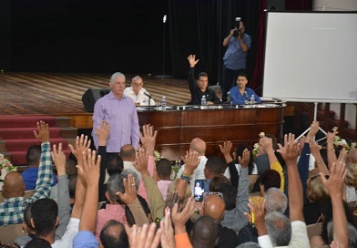 votación Miguel Díaz-Canel Bermúdez candidato a diputado