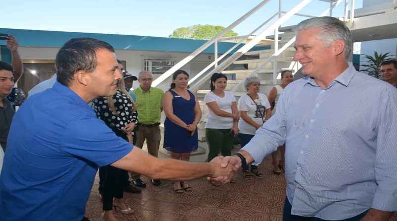 Regresa Miguel Díaz-Canel Bermúdez a Santa Clara para darle seguimiento a los planteamientos del pueblo