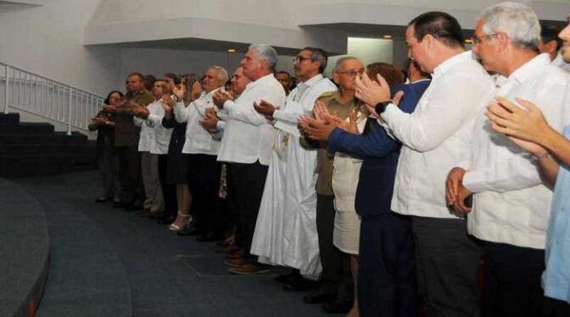 Asiste Díaz-Canel a acto conmemorativo por aniversario 50 del Frente Polisario