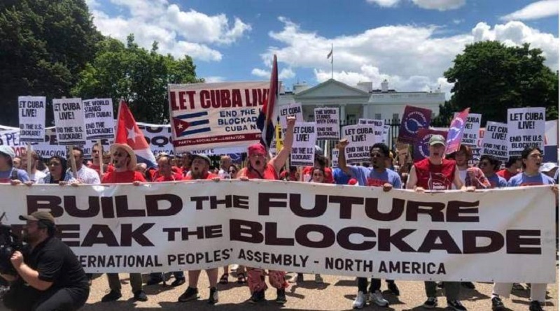 Resuenan Voces por Cuba frente a la Casa Blanca