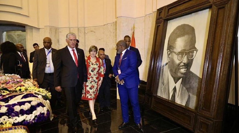 Rinde homenaje presidente de Cuba a Agostinho Neto