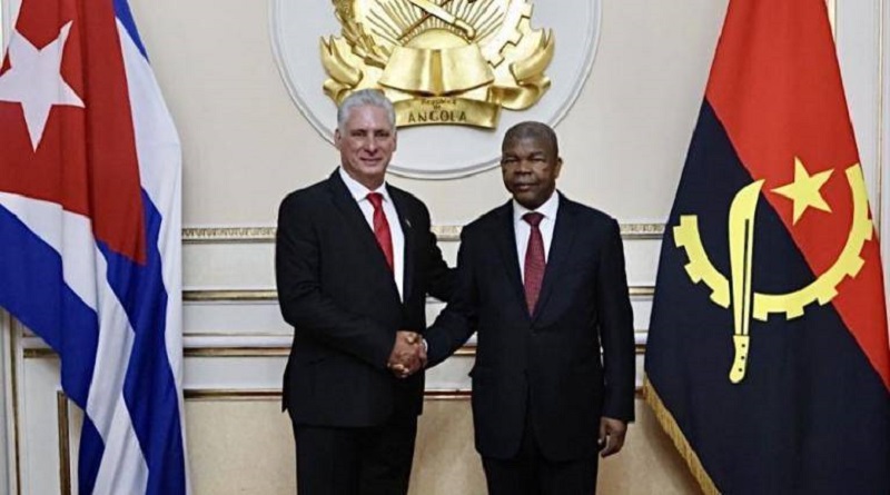 Presidente de Cuba desarrolla última jornada de visita a Angola