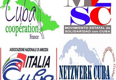 Organizaciones europeas perfilan Día Mundial contra el bloqueo a Cuba