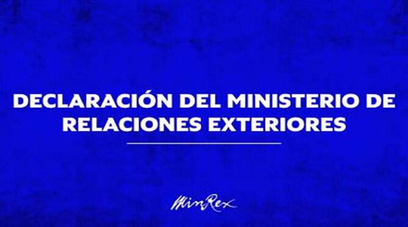 Declaración del Ministerio de Relaciones Exteriores de Cuba