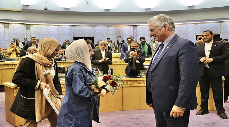 Sostiene Díaz-Canel encuentro con amigos de Cuba en Irán