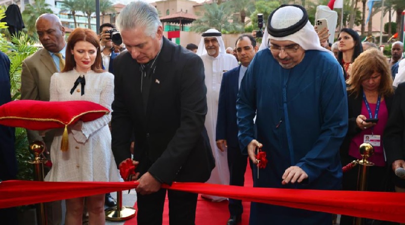 Presidente cubano reinaugura Casa del Habano de Dubái durante encuentro con empresarios emiratíes