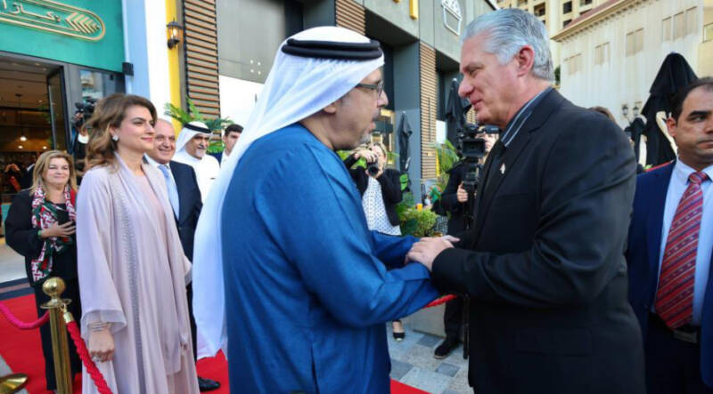 diaz canel dubai empresarios emiratos cuba nov30 23