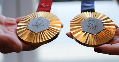 medallas de oro para los juegos olimpicos y paralimpicos de paris 2024 foto efe