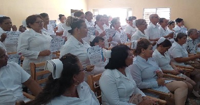 Celebran en Caibarién Día Internacional de la Enfermería