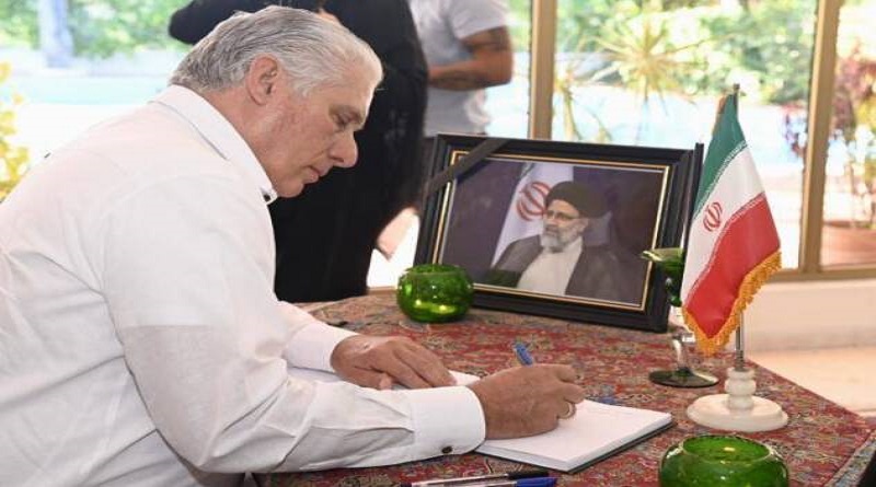 En el dolor de la pérdida, Cuba con Irán