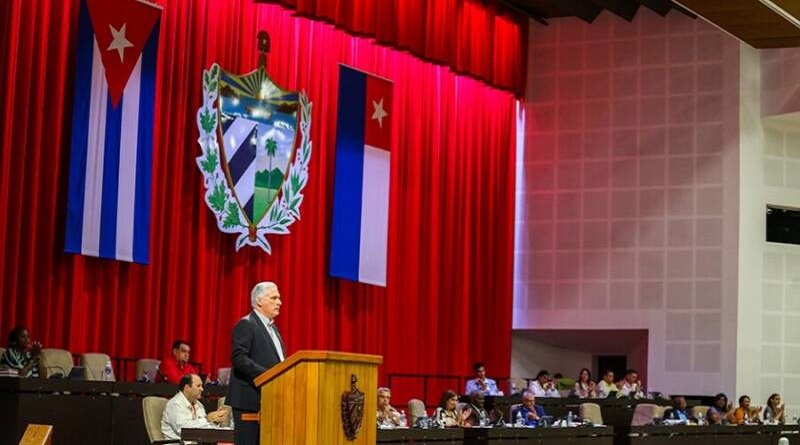 Díaz-Canel en la Asamblea Nacional