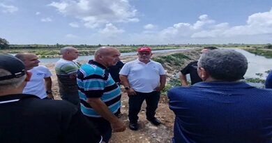 Autoridades visitan laguna de vertimiento en reparto Van Troi