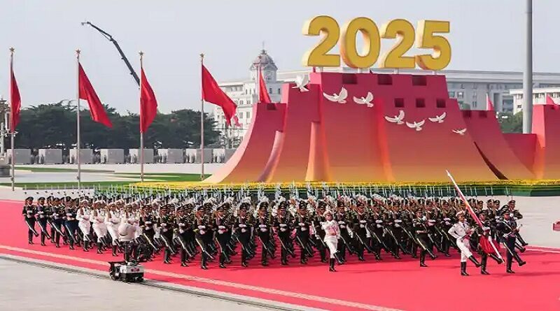 Participa Díaz-Canel en desfile militar conmemorativo en China 