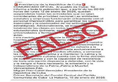 Gobierno cubano niega rumores en redes sobre paralización de actividades en el país
