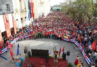 Acto en Villa Clara