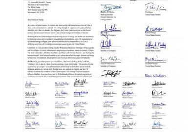 Congresistas de EE.UU. piden fin inmediato del bloqueo a Cuba