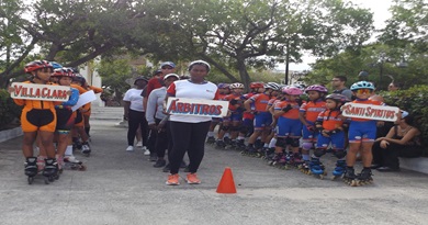 Concluye primera copa de patinaje «Victoria de Girón»