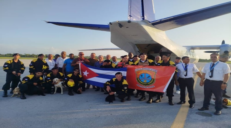 Rescatistas cubanos se suman a labores de salvamento en Venezuela 