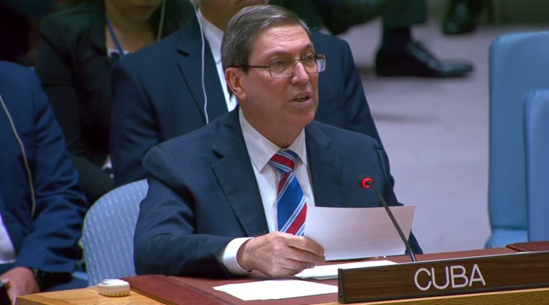 Canciller cubano anuncia sesión de la ONU sobre el bloqueo a Cuba ( + VIDEO)