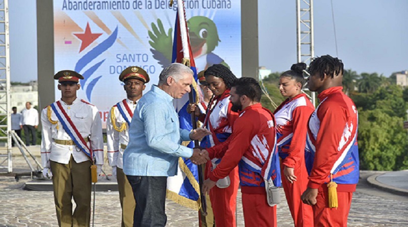 Abanderan delegación cubana a los Juegos Centroamericanos y del Caribe Santo Domingo 2026
