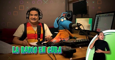 Maikel Chávez no olvida su CMHS Radio Caibarién