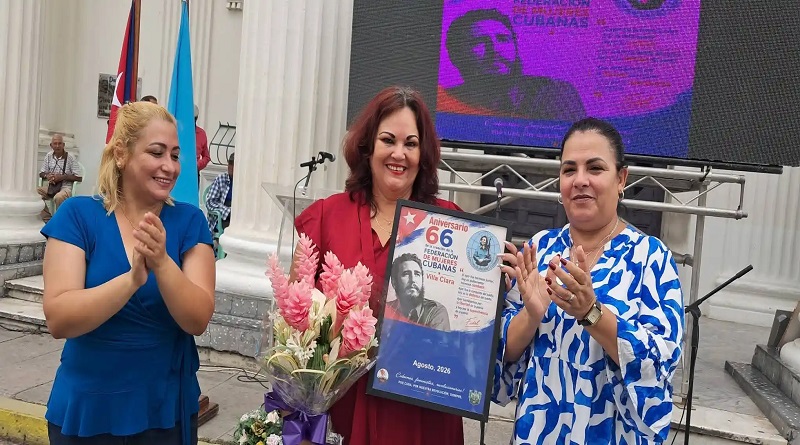 En Villa Clara, acto central provincial por el aniversario 66 de la Federación de Mujeres Cubanas