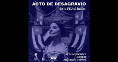 Homenajearán al Ballet Nacional de Cuba, Universidad y FEU