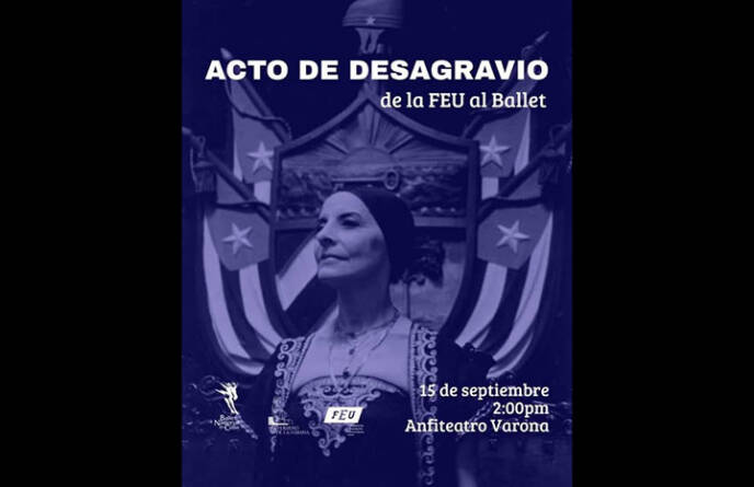 Homenajearán al Ballet Nacional de Cuba, Universidad y FEU