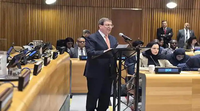 Intervino Canciller cubano en reunión de la ONU por aniversario de Durban